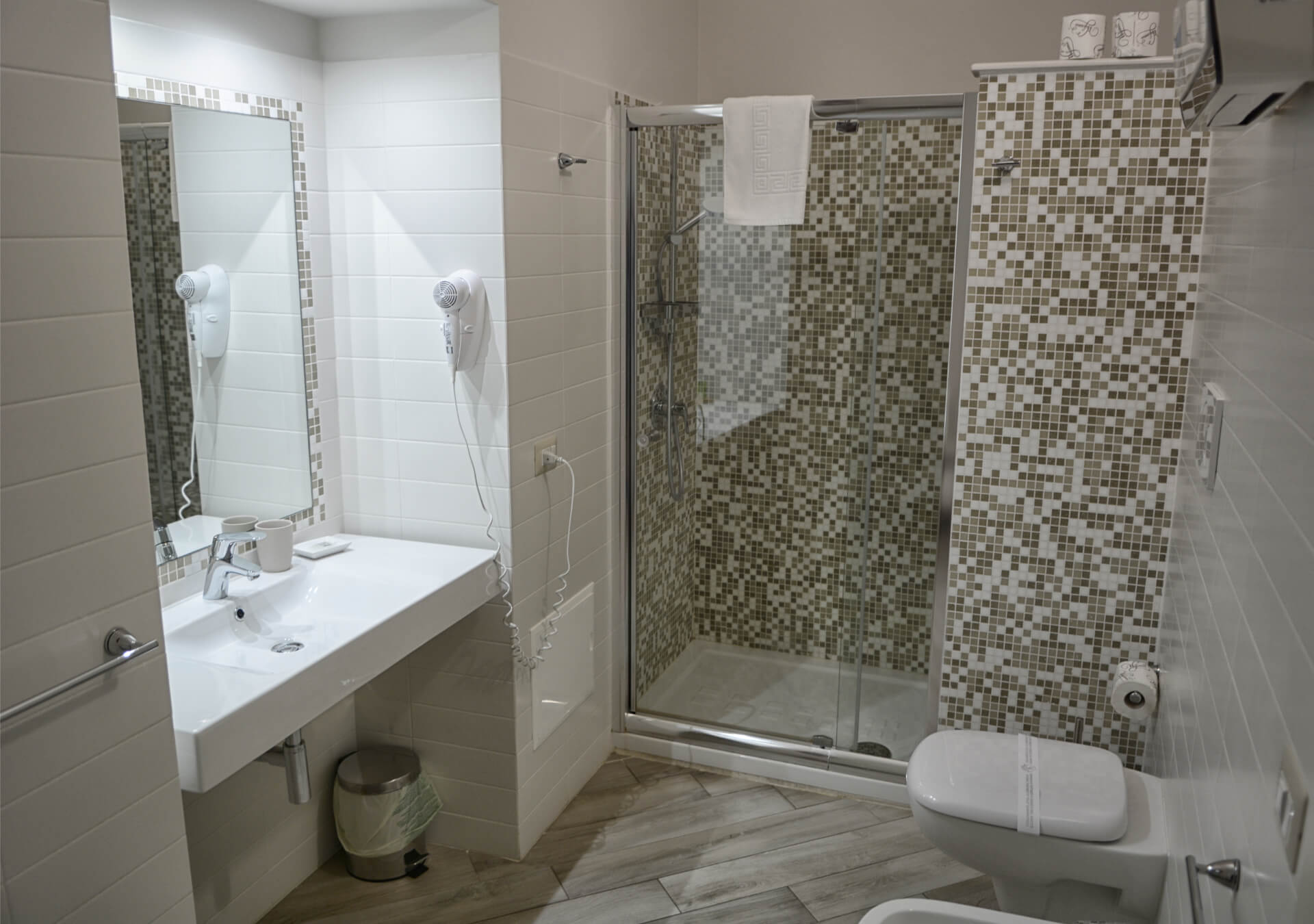 Bagno privato camera Maggiorana bed and breakfast Sine Tempore Manduria