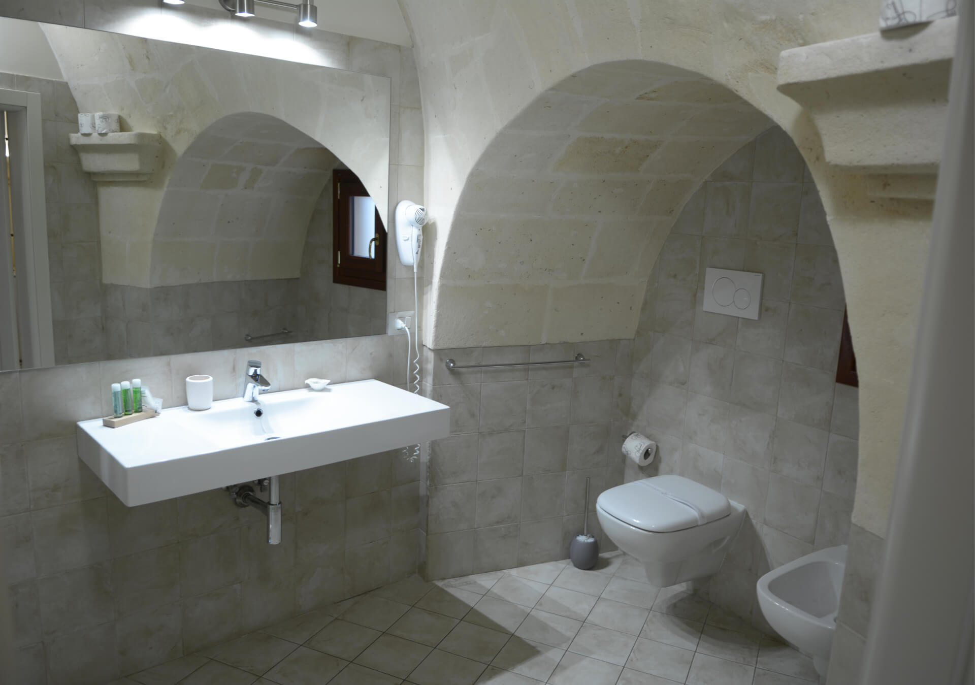 Bagno privato camera tripla bed and breakfast Sine Tempore Manduria